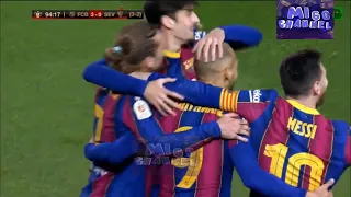 Барселона 3-0 Севилья Обзор 1/2 финала кубка Испании 03.03.2021