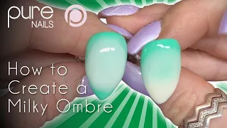 Milky Ombre 2021 Nail Trend How to | Pure Nails