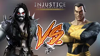 Injustice Gods Among Us - Lobo Vs. Black Adam (Hard) Walkthrough | RozZ99