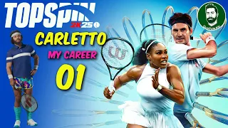 Top Spin 2K25 - Gameplay ITA - IL PROMETTENTE CARLETTO - 01