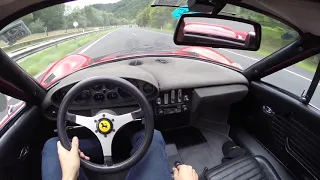 Ferrari Dino 246 GT in the Austrian Alps | Amazing sound
