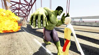 GTA V - Ragdolls And Fails Compilation V.9 ( Saitama Vs Hulk  / Epic Ragdolls )