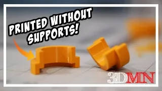 3D Printing Design Tip To Avoid Supports - Sacrificial Layers and Bridges