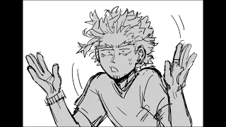 (BNHA ANIMATIC) Hawks and Dabi work at Chipotle