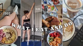 food diary & weekly vlog | erste poledance stunde, birthday party, cooking & good food