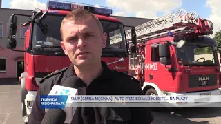 JAWOR. Wypadek nad zbiornikiem wodnym Słup