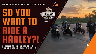 So You Want To Ride A Harley