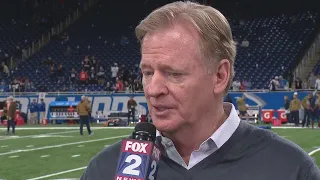 NFL Commissioner lauds  Lions in Detroit