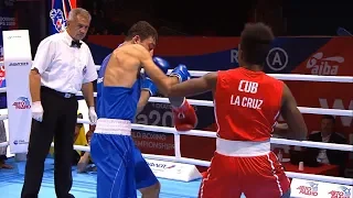 Quarterfinals (81kg) LA CRUZ Julio (CUB) vs KUSHITASHVILI GEORGII (RUS) /AIBA World 2019