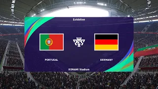 Portugal U17 vs Germany U17 (17/05/2023) UEFA U17 Championship PES 2021