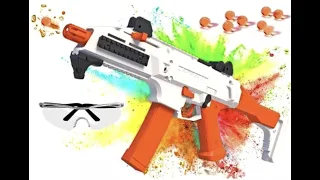 unboxing Rifle Lanzador Hidrogel EVO SCORPION automatico Recargable gel blaster toy gun asmr topshow