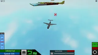 Shredder bug leaves game, after failing to cause any damage to a slow aircraft