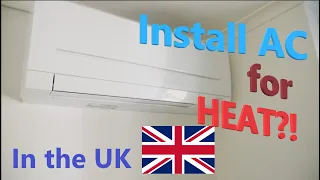 Air conditioning in an ordinary British house?! 4K HEAT PUMP