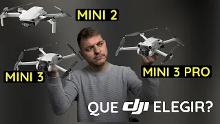 Mejor DRONE ? DJI MINI 3 VS DJI MINI 3 PRO VS DJI MINI 2