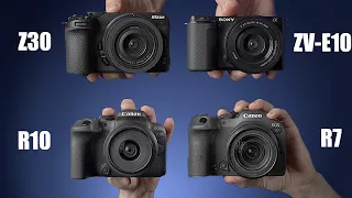 Sony ZV-E10 vs Canon R10 vs Canon R7 vs Nikon Z30 - Video Comparison