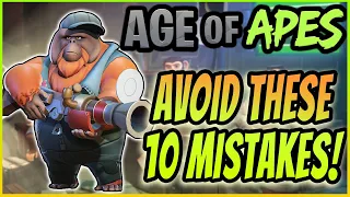 TOP 10 COMMON MISTAKES TO AVOID IN AGE OF APES | TIPS FOR NEW PLAYERS | AoA Gameplay Guide 2020