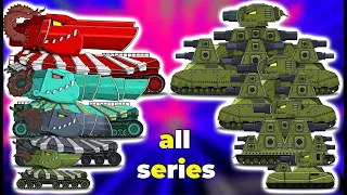 ALL SERIES Evolution of Hybrids - Cartoons about tanks