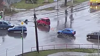 Рыбинск ДТП перекресток Бабушкина   Переборский тракт 08 11 2018