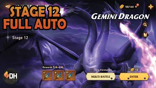 Gemini Dragon Stage 12 - 100% Full Auto || Awaken: Chaos Era || Soft Launch