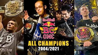 All Champions of Red Bull BC One (2004 to 2021)