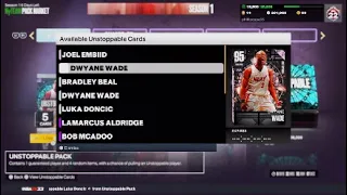 12 Unstoppable Packs Opening, Quest for NMS Pink Diamond pull, Nba 2k23 Myteam