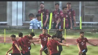 MOMEN KEDATANGAN PEMAIN TIMNAS INDONESIA DI HARI KETIGA LATIHAN