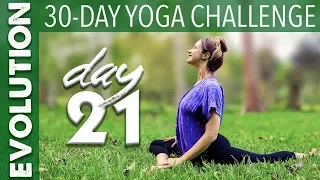 DAY - 21 - Evolution - 30-day yoga challenge - YogaCandi