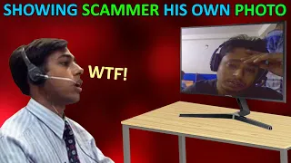 SHOWING A SCAMMER HIS OWN PHOTO ON MY COMPUTER!