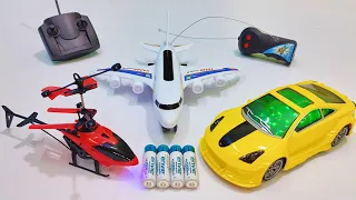 3D Lights Airbus A380 and 3D Lights Rc Car, rc helicopter, aeroplane, airbus a380, helicopter, rccar