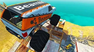 Beamng Drive - Mount Dirtshark Roof Jumps #2