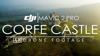 Corfe Castle Dji Mavic 2 Pro 4K 10bit Cinematic Drone Footage