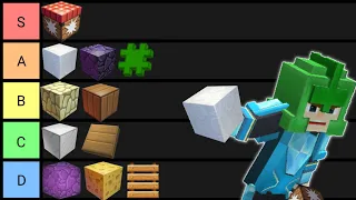 Tier List of Block in BedWars!! (Blockman Go)