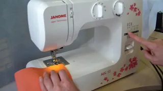 Обзор электромеханической швейной машины Janome MX55