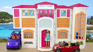 Barbie Hello Dream House Tour! Unboxing & Setup! Rumah impian boneka Barbie  Casa de Sonho
