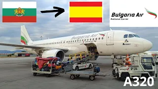 Sofia to Madrid | Bulgaria Air | Turbulent Approach | Airbus A320 |  #TripReport #BulgariaAir #A320