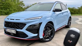 Hyundai KONA N 2022 - FIRST LOOK & visual REVIEW (crazy EXHAUST sound)