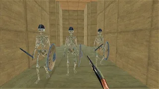 Labyrinth of Skeleton Warriors. FPS perspective! | Animal Revolt Battle Simulator