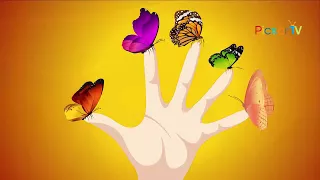 Butterfly Finger Family | 3D Nursery Rhymes For Kids And Childrens | Songs For Baby