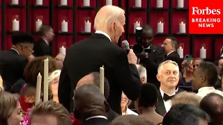 President Biden And Kenya's President William Ruto Deliver Toasts At State Dinner