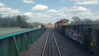 Full Ride | Union Pacific West Line Cab Ride Elburn-Chicago OTC, #54 all stops