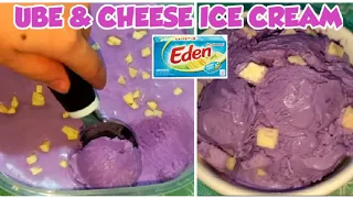 UBE AND CHEESE ICE CREAM EASY HOME MADE ICE CREAM