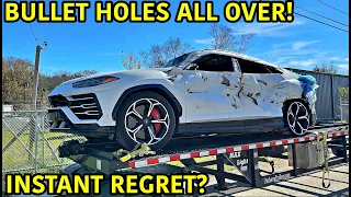 Rebuilding A Wrecked Lamborghini Urus!!!