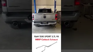 RAM 1500 / MBRP 3" CatBack Exhaust / Dual Rear Exit / RACE Profile S5152409