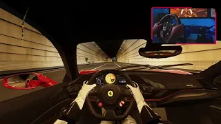 FERRARI 488 PISTA HEAVY RAIN HOTLINE | Assetto Corsa Ride