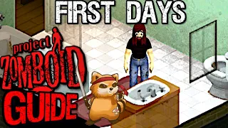 First Days - Beginners Guide (2023) Project Zomboid - Build41