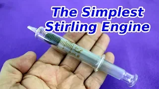 Simplest Stirling Engine