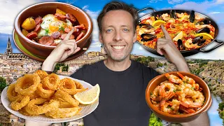 BEST Food in ALL of Spain (Tapas, Paella, Churros, Seafood & More)