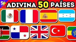 Adivina 50 Países por su Bandera 🧠🧐 - Test de Geografía 🌍❓👀 | StarPop - Trivia