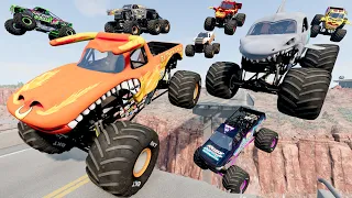 Monster Jam Big vs Small Monster Trucks Insane Races and High Speed Jumps LIVE #2