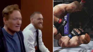 Conan O'Brien got his ass whooped by Conor McGregor